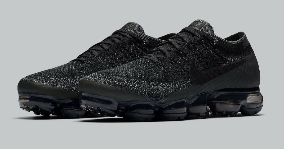 Triple Black Nike Air VaporMaxes Are Releasing on June 22