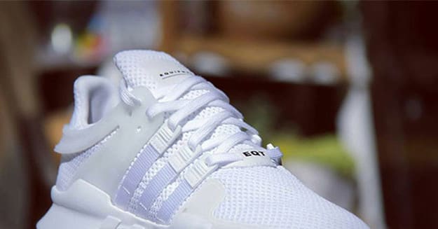 Adidas eqt 91-16 triple white top