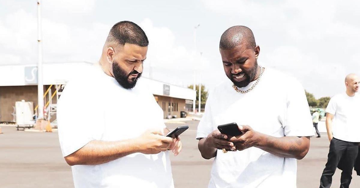 Kanye West Gifts DJ Khaled a Pair of Unreleased Yeezys