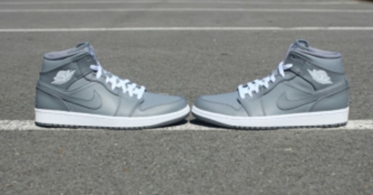 Air Jordan 1 Retro Mid - Cool Grey/White