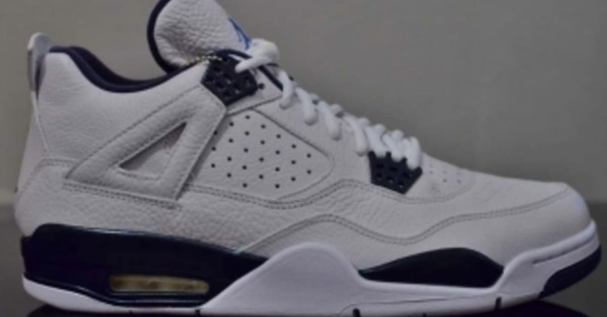 An Early Look at the Remastered Air Jordan 4 Retro Columbia