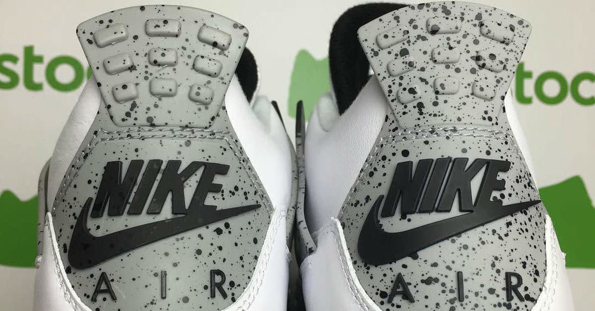 Fake jordan 4 cement best sale