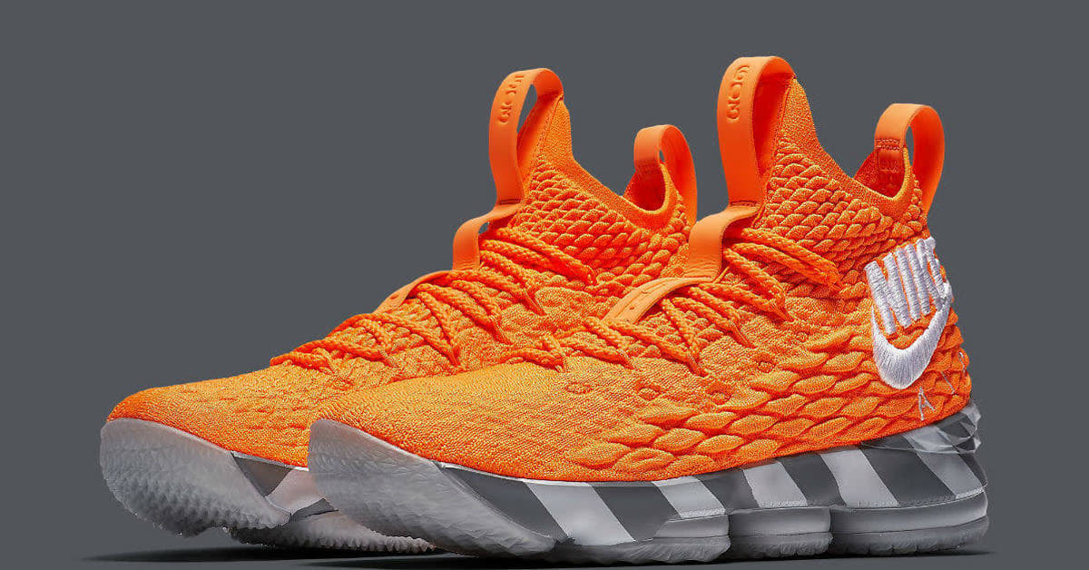 Lebron 15 orange box for sale cheap