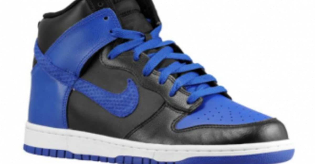 dunk high black old royal