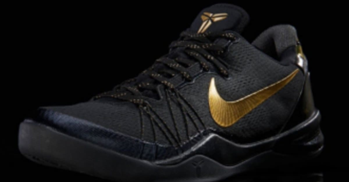 Kobe 8 elite black and gold sale