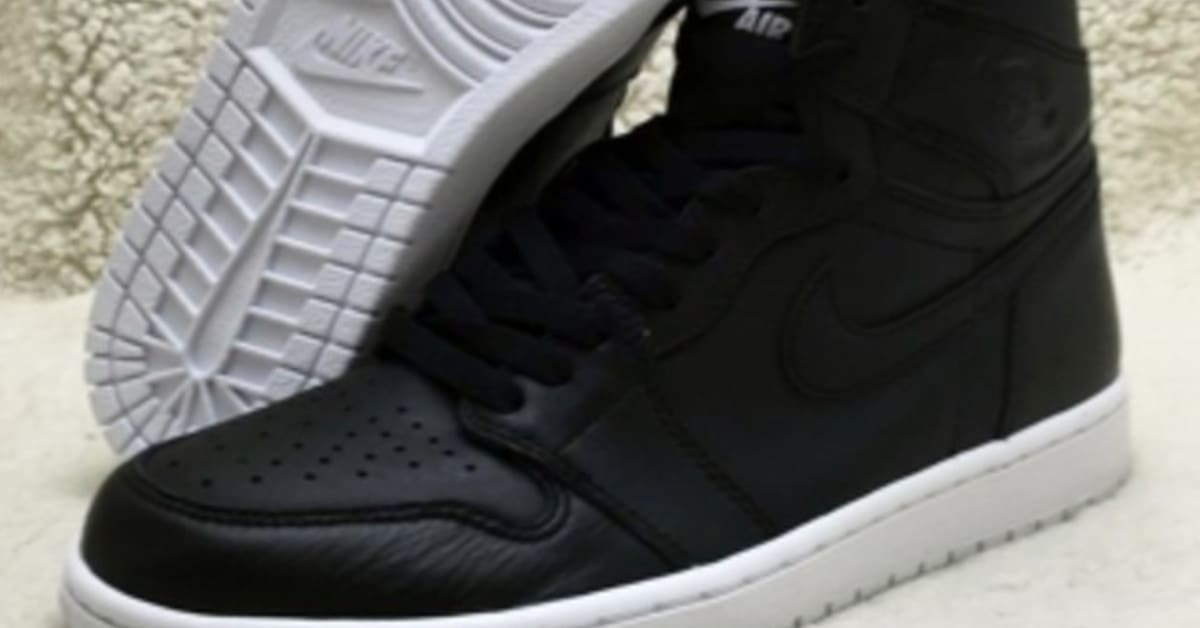 Jordan 1 all black white sole shop