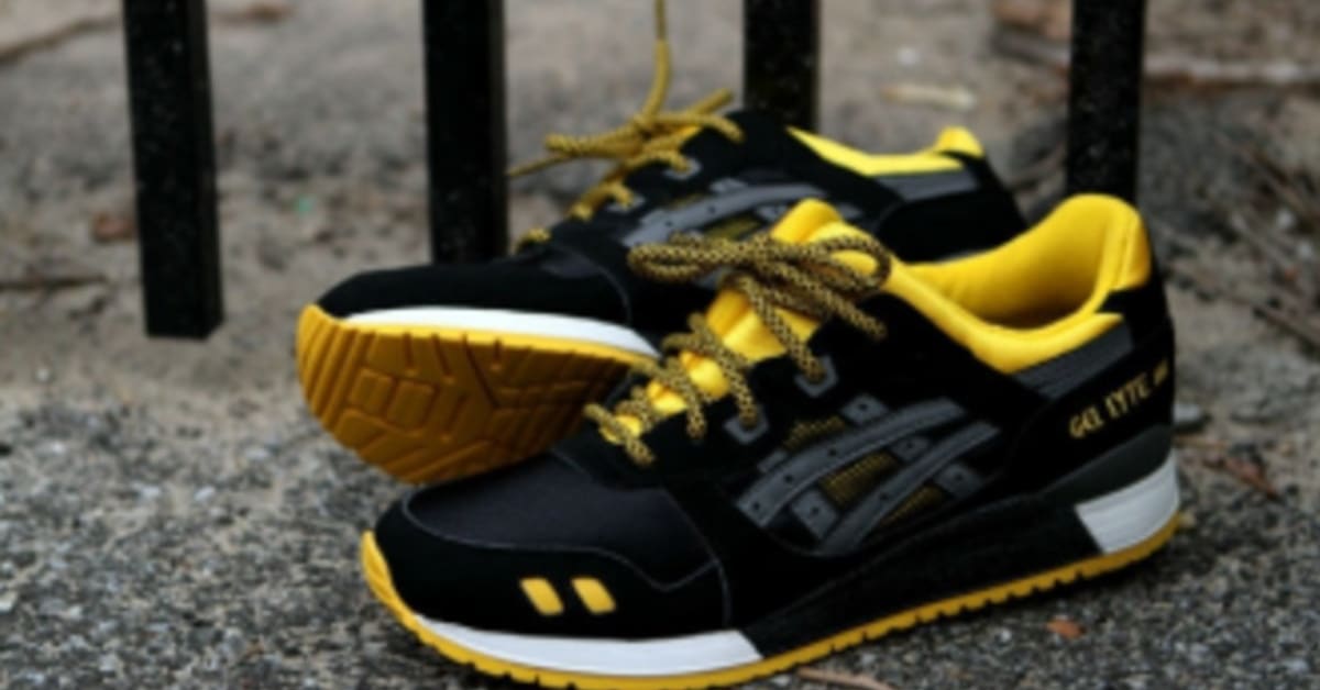 ASICS GEL Lyte III Black Yellow KithStrike