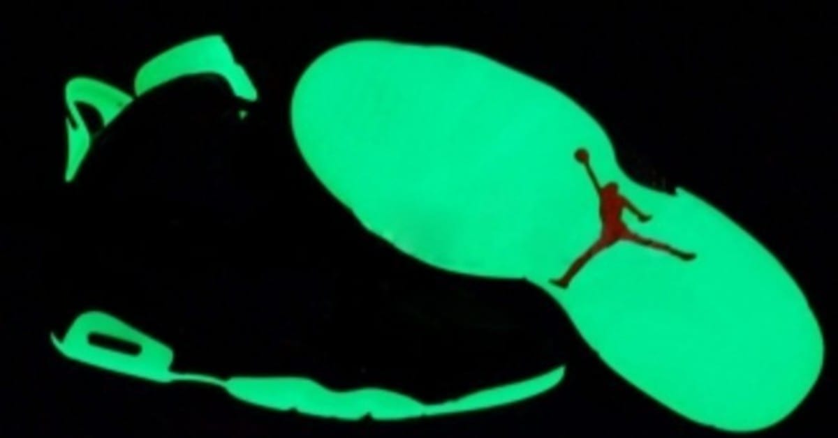 Glow in the dark jordan 6 top