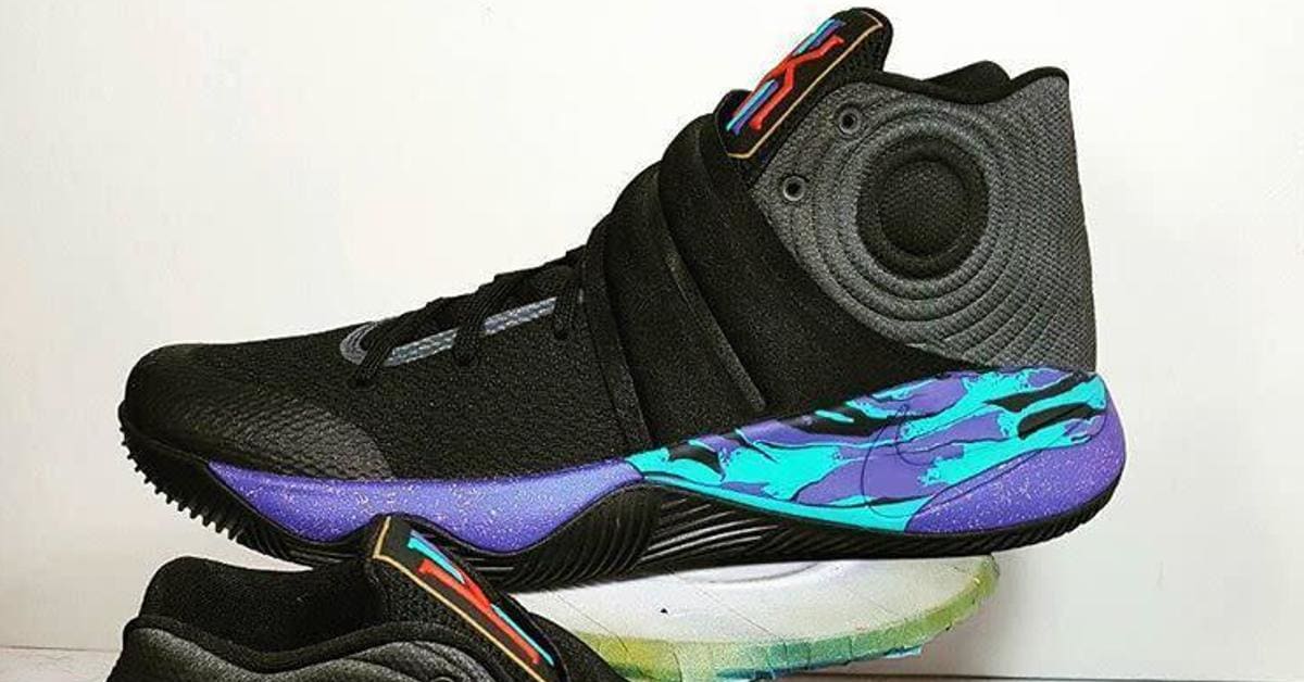 Nike Kyrie 2 Meets the Aqua Air Jordan 8