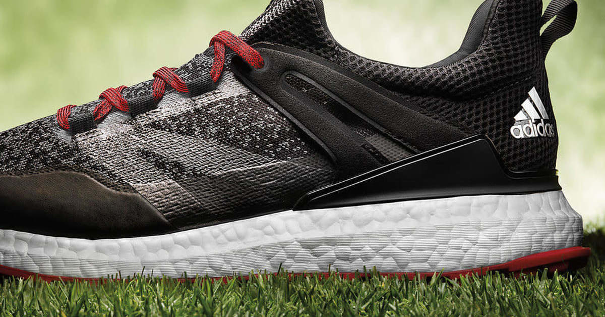 Crossknit boost golf shoes blue top