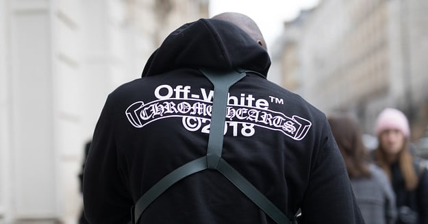 Chrome hearts off white hoodie hotsell
