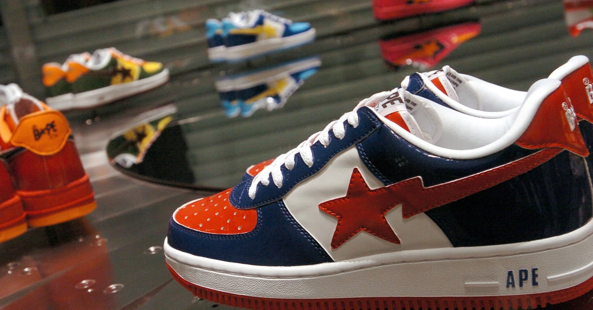 Bape shoes nike clearance
