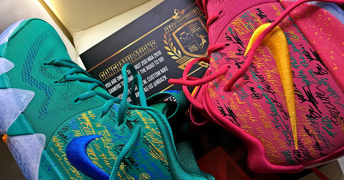 Nike Only Made 200 Pairs of These NBA 2K18 Kyrie 4s