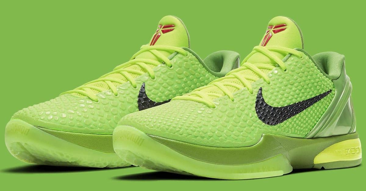 Kobe 6 grinch release date clearance