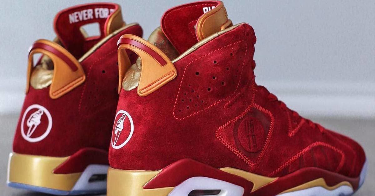 Blood red jordans store
