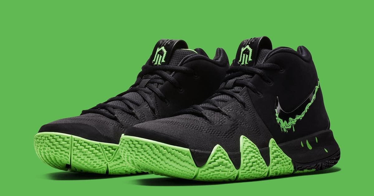 Kyrie 4 green and black sale