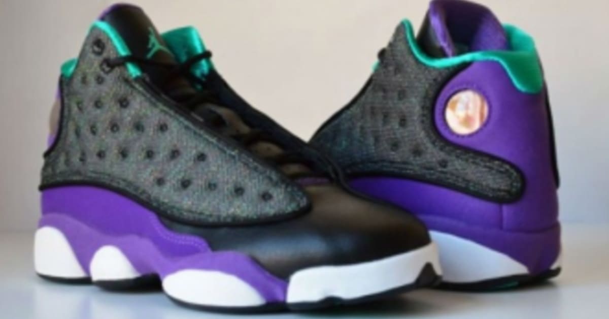 Air Jordan 13 Retro GS Black Atomic Teal Ultraviolet