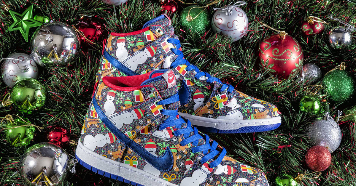 Ugly Christmas Sweater Nikes Arrive in Time for the Holidays