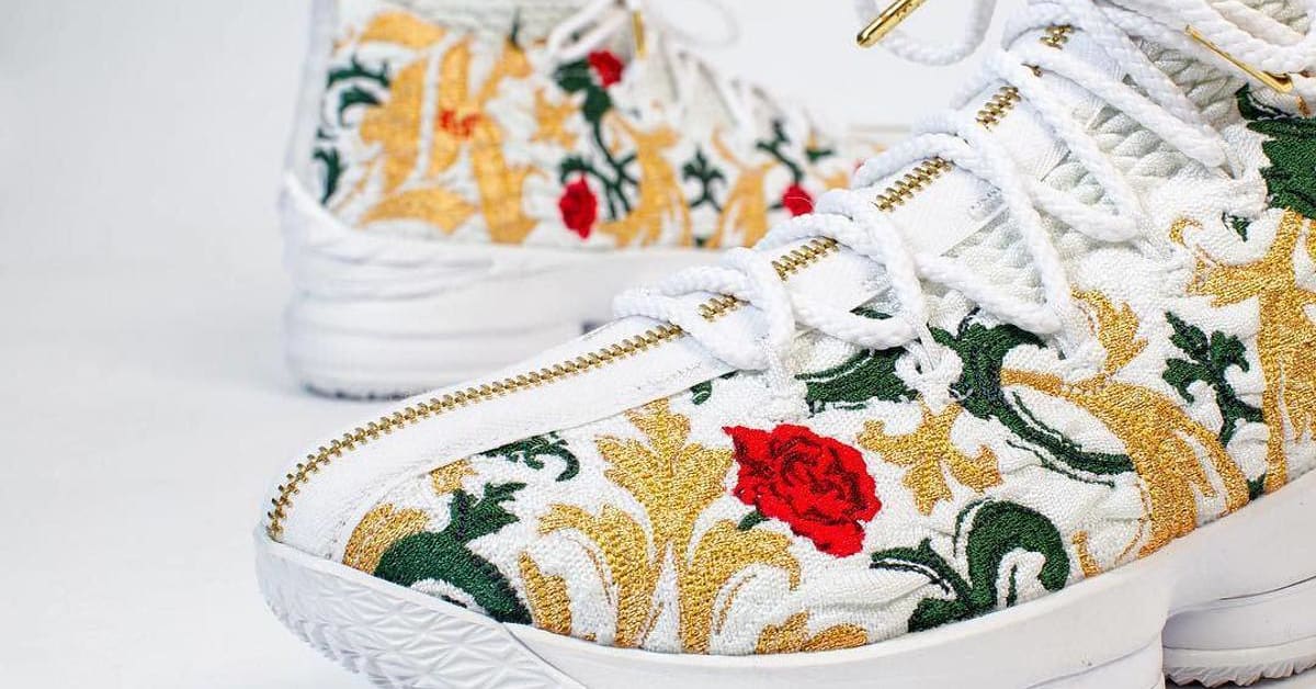 Up Close with the Floral Nike LeBron 15