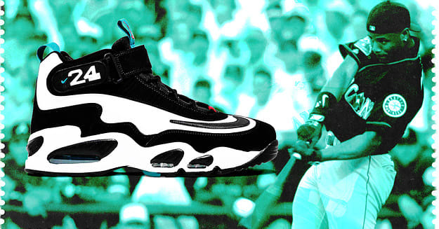 Black and gold ken griffey jr shoes shop