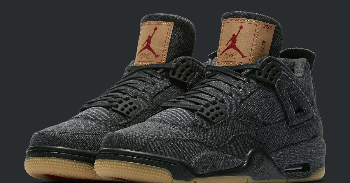 The Black Levi s x Air Jordan 4s Drop Next Week