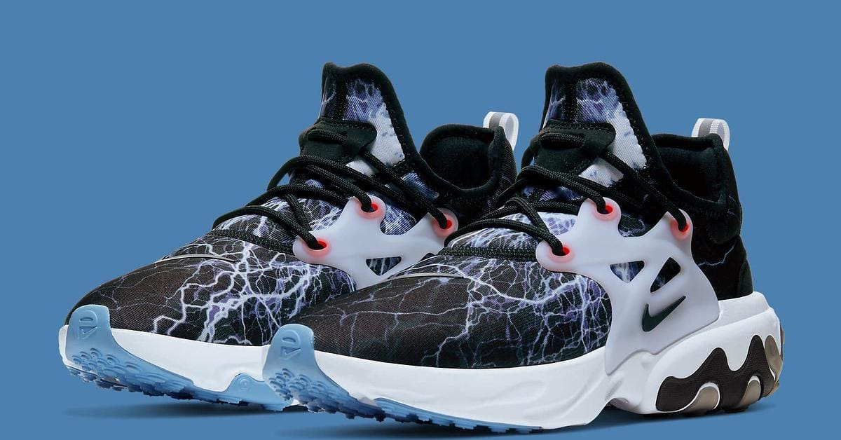 The Lightning Graphic Returns on the Nike React Presto