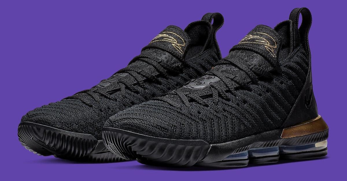 Black and gold lebron 16 new arrivals