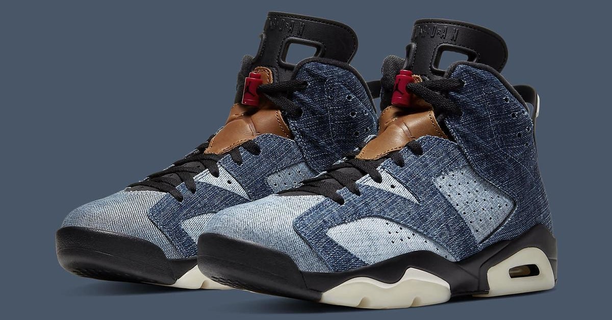 Closer Look at the Washed Denim Air Jordan 6