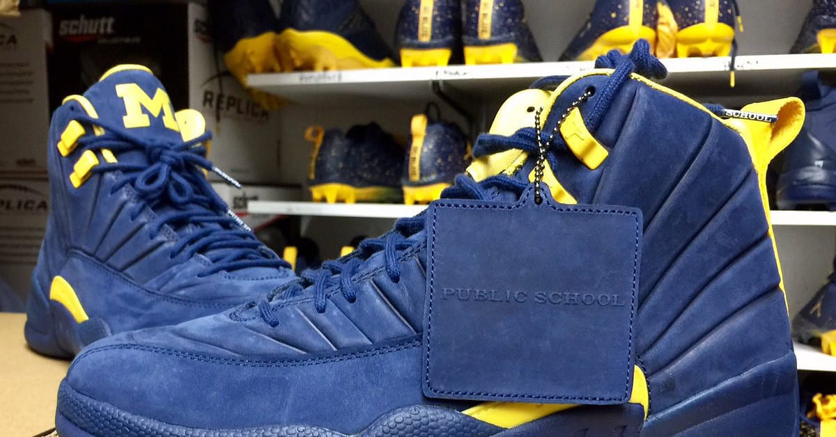 PSNY Makes Exclusive Michigan Air Jordans