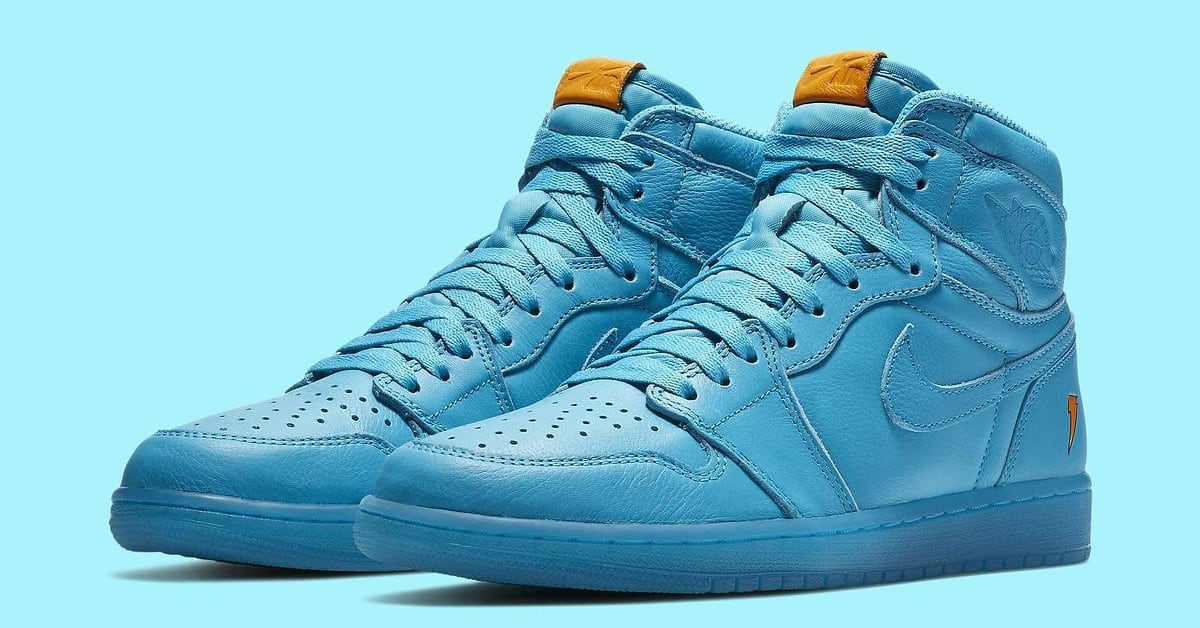 Air jordan 1 gatorade blue hot sale