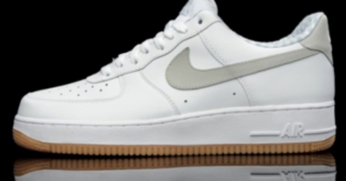 Nike Air Force 1 Low White Tech Grey Gingham Gum
