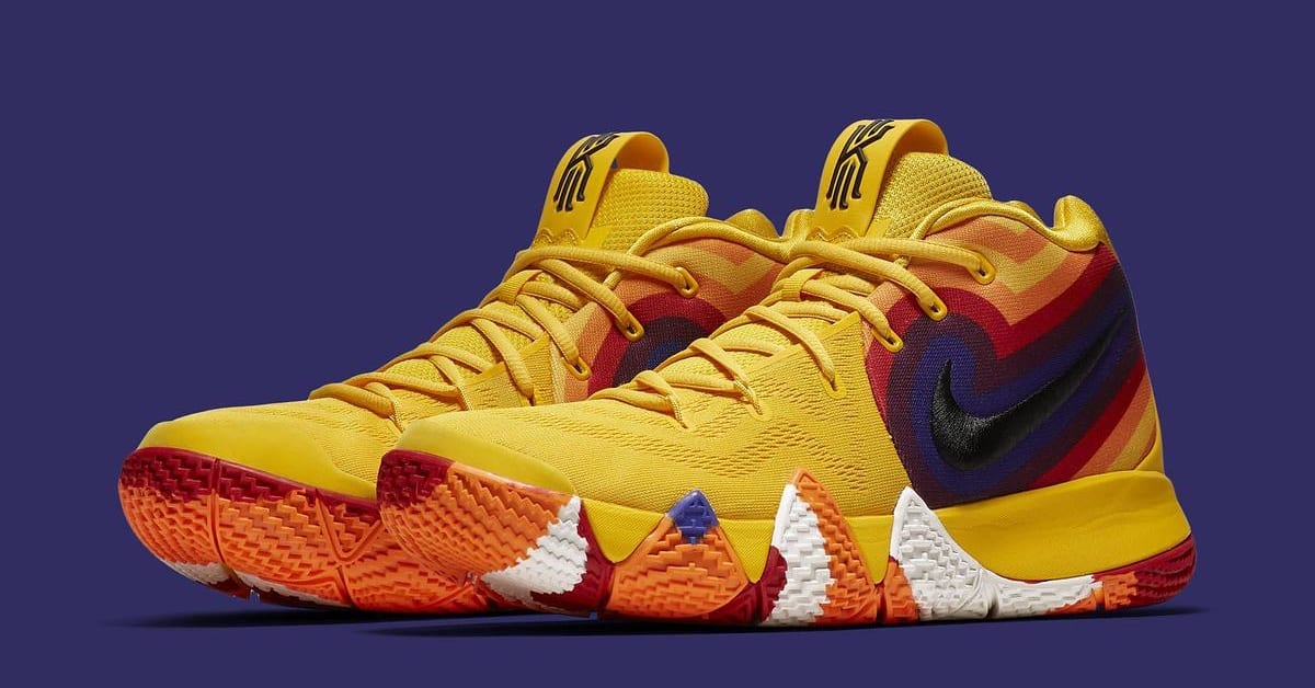Kyrie 4 yellow and purple online