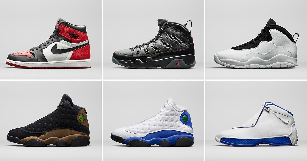 Jordan Unveils Spring 2018 Retros