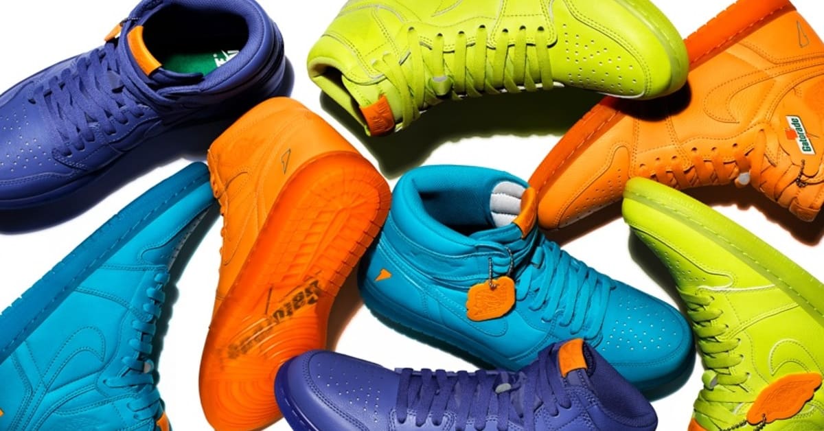 Limited jordan x gatorade sneaker collection clearance