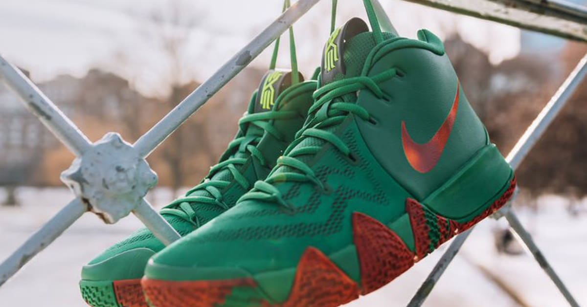 Kyrie Irving Releases Fall Themed Sneakers in the Middle of a Snowstorm