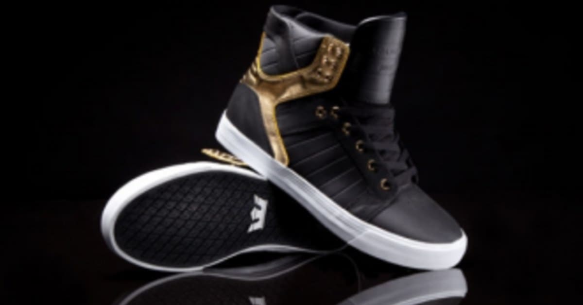 Black and gold supras store