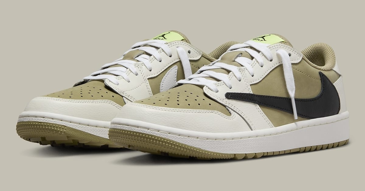 Travis Scott x Air Jordan 1 Low Golf Release Date FZ3124 200