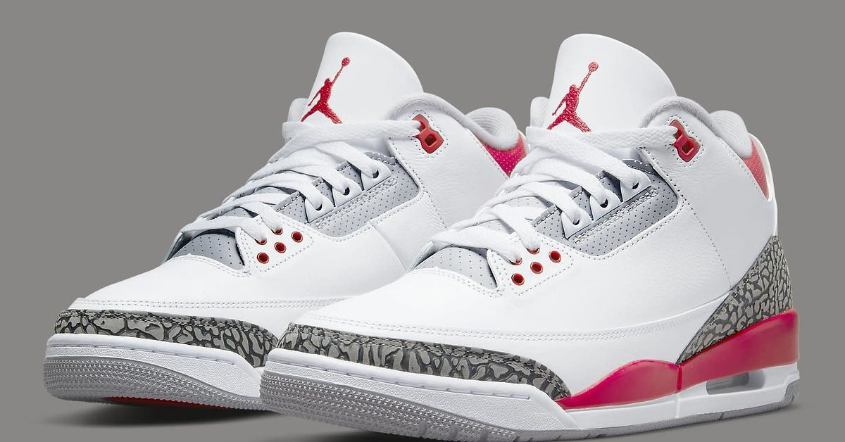 jordan 3 fire red 2022 retail price