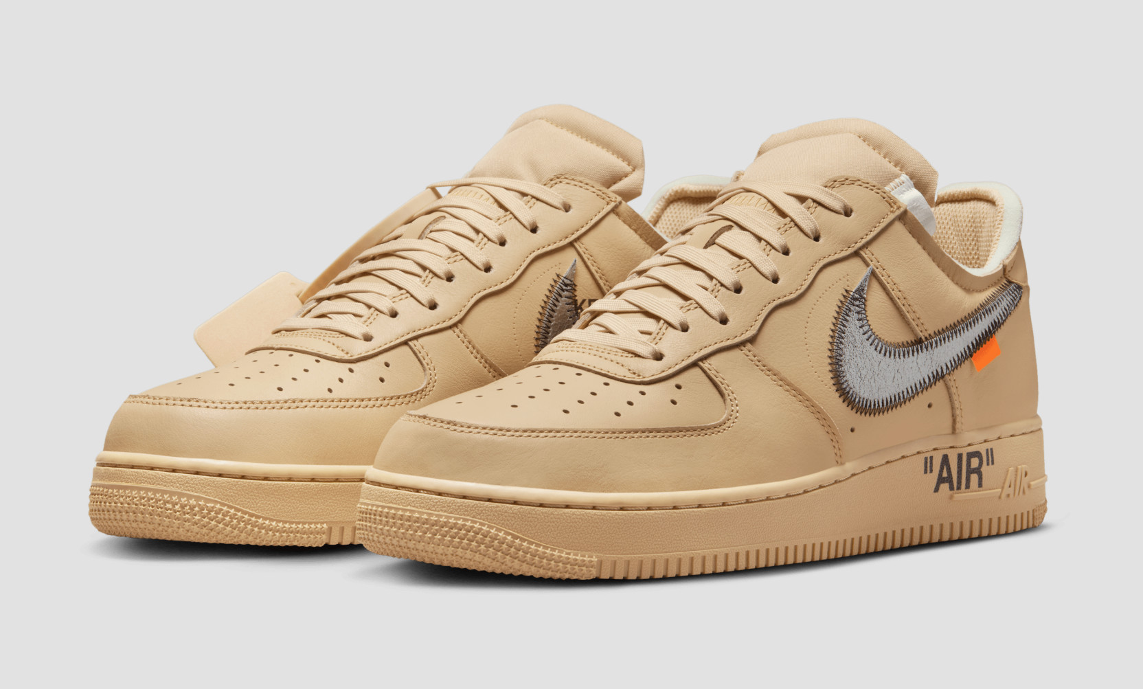 Official Look at Virgil Abloh's 'Sesame' Nike Air Force 1 Collab