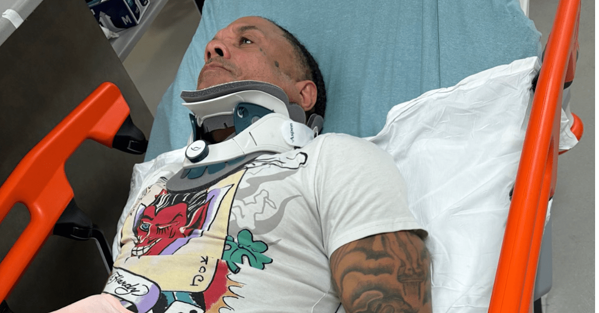 Benzino Seen in Neck Brace After Allegedly Being Hit by Car During ...