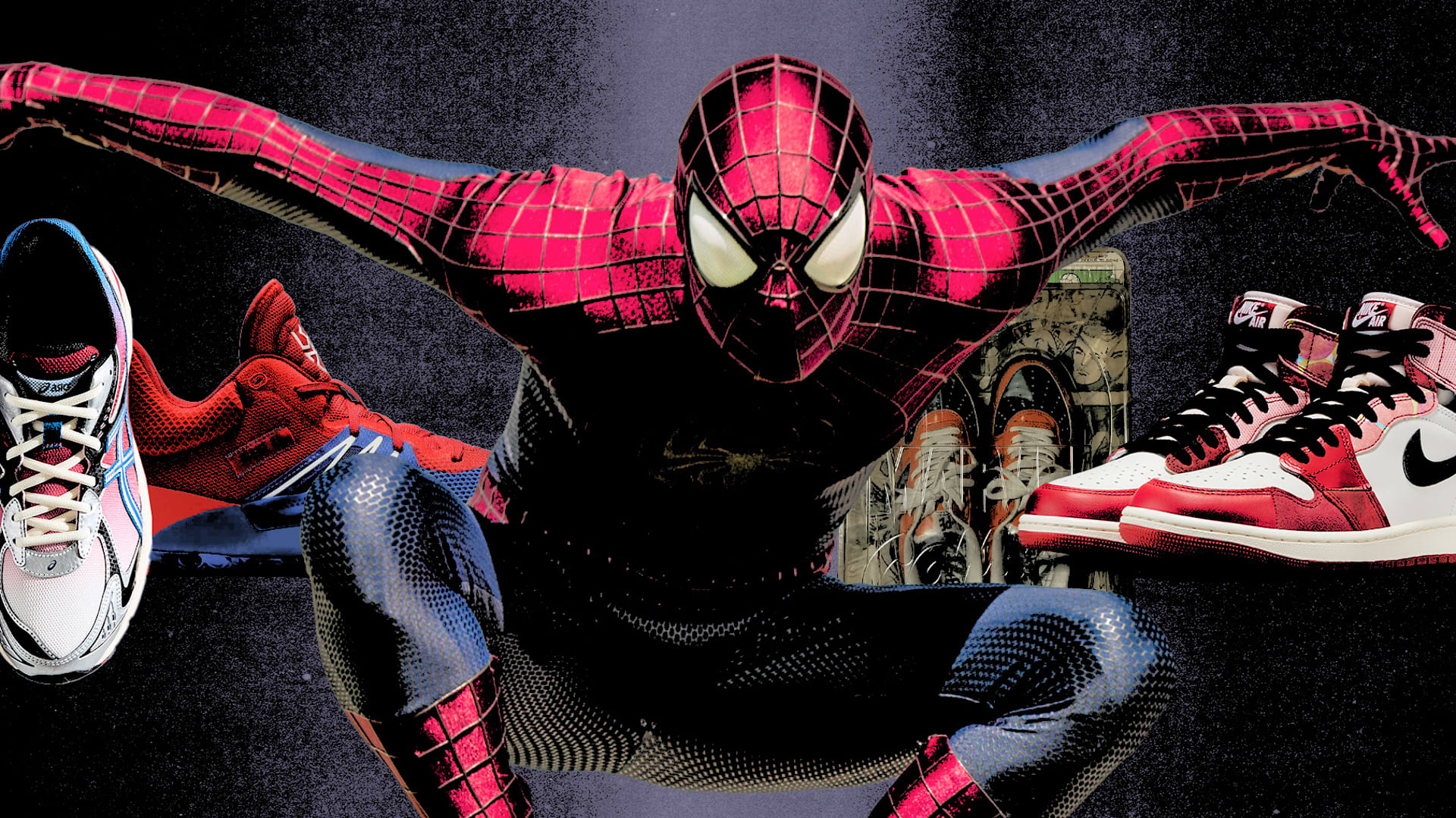 Marvel Spider-Man Kith x ASICS GT-2160, Adidas Don Issue 1, A Bathing Ape Bapesta, Air Jordan 1