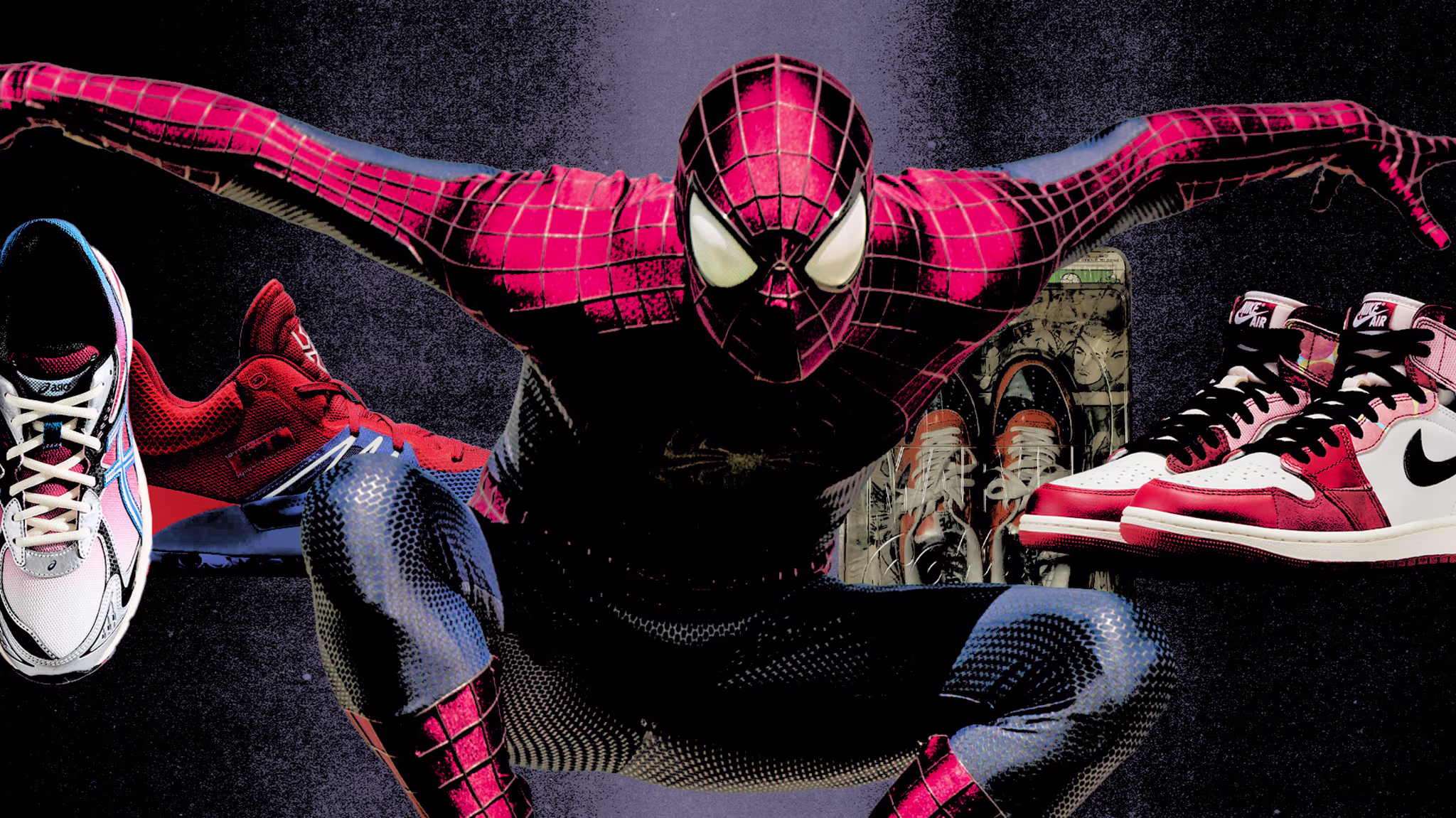Marvel Spider-Man Kith x ASICS GT-2160, Adidas Don Issue 1, A Bathing Ape Bapesta, Air Jordan 1