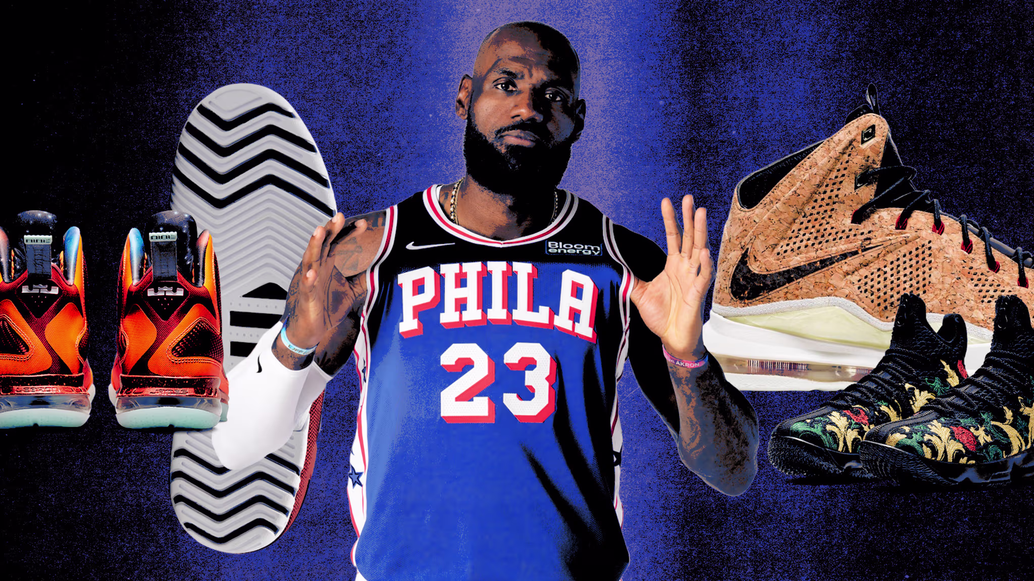 Nike LeBron 9, Nike Air Zoom Generation, Nike LeBron 10, Nike LeBron 15