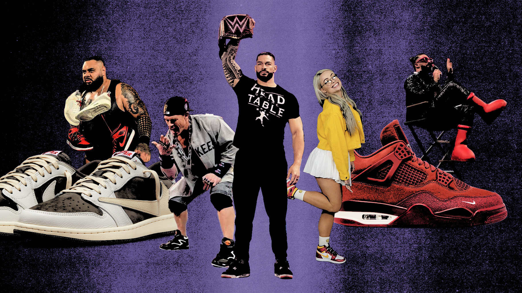 Bronson Reed, John Cena, Roman Reigns, Liv Morgan, Seth Rollins