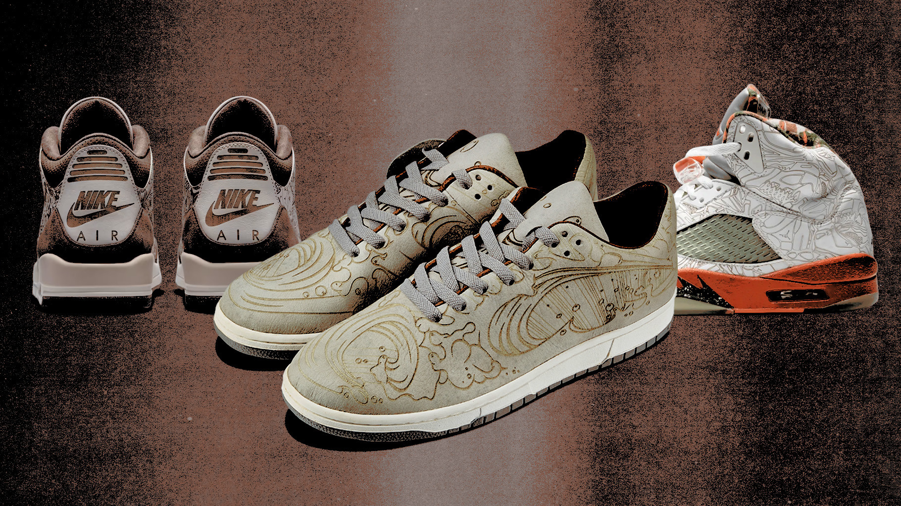 Air Jordan 3 'Laser, Chris Lundy x Nike Dunk Low 'Wave Laser,' Air Jordan 5 'Laser'