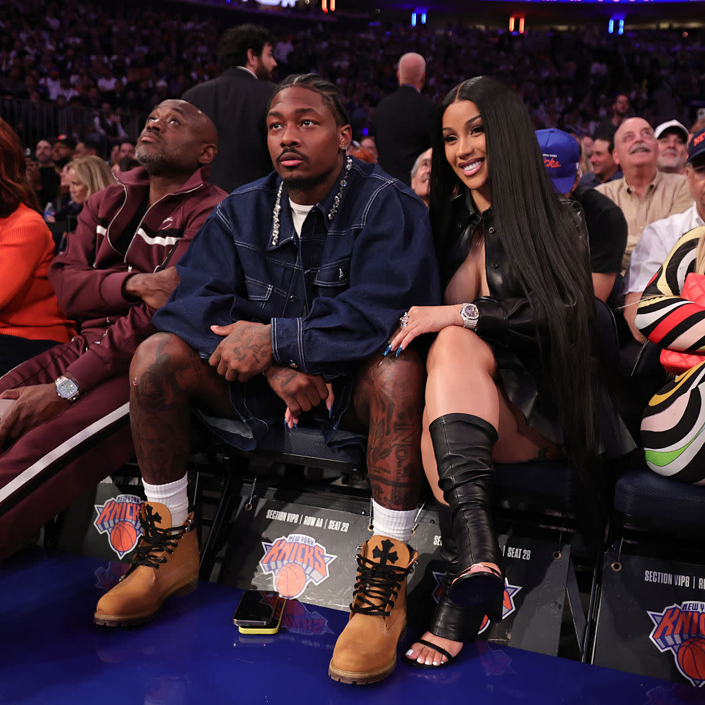 Cardi B and Stefon Diggs Spotted Holding Hands Courtside at Knicks Playoff Game Amid Dating Rumors
