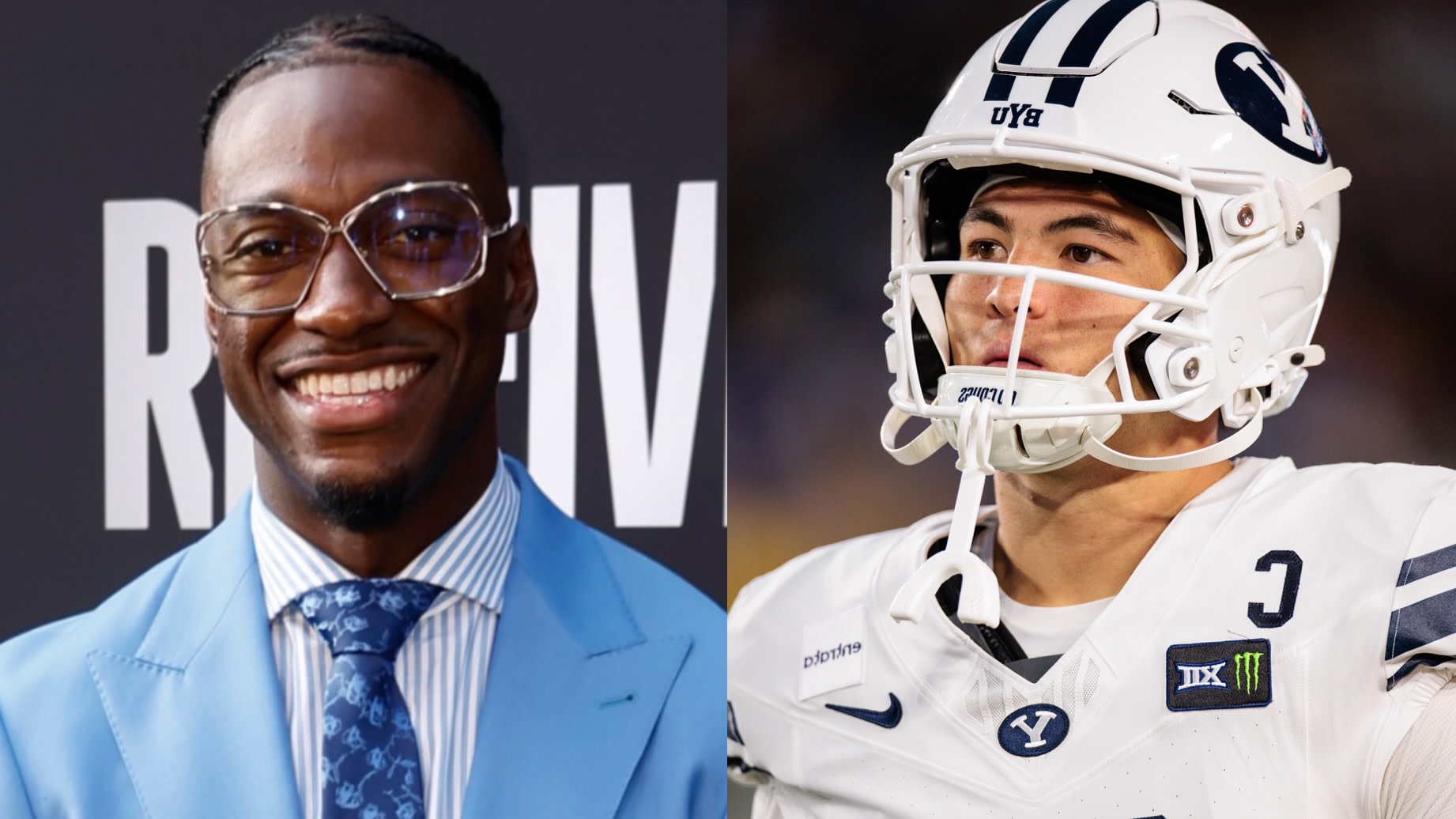 (L-R) RGIII and Bear Bachmeier.