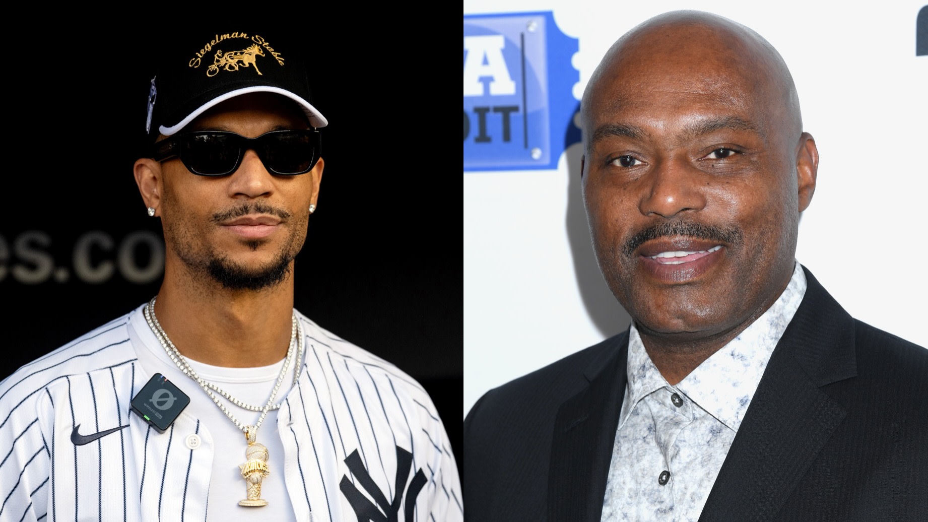 (L-R) Josh Hart and Tim Hardaway Sr.