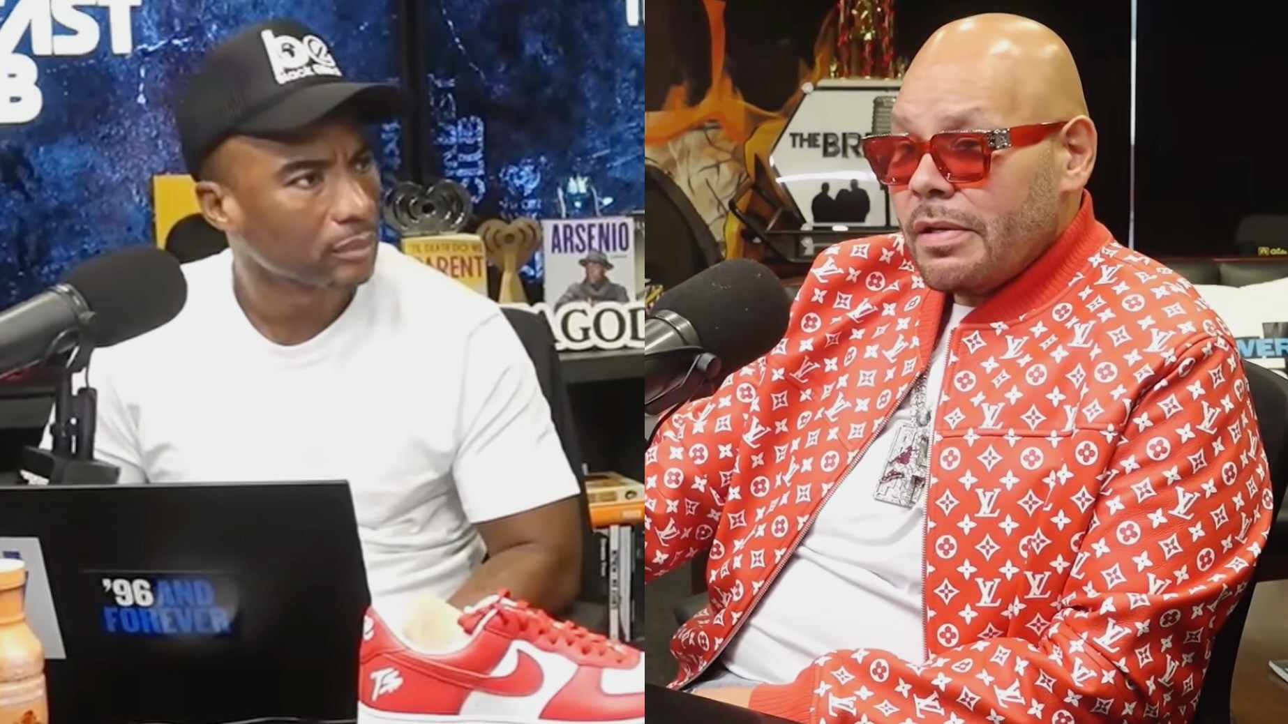 (L-R) Charlamagne Tha God and Fat Joe.