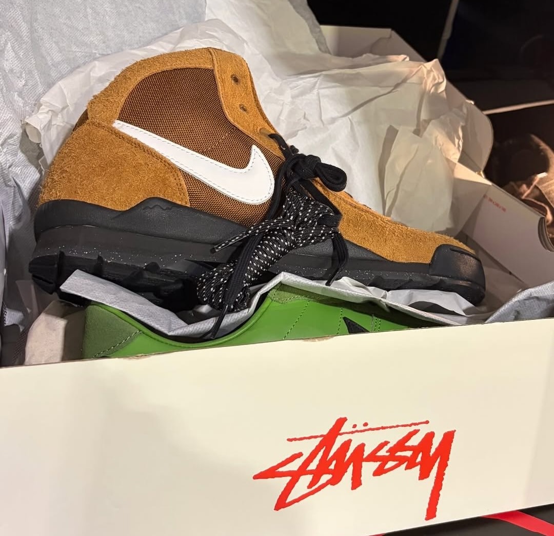 First Look at the Stussy x Nike Baltoro Boot